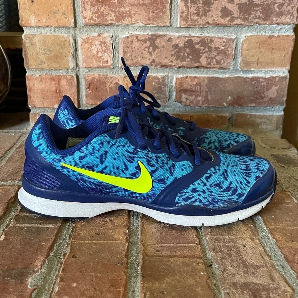 Nike Training Blue Tie Dye Sneakers
